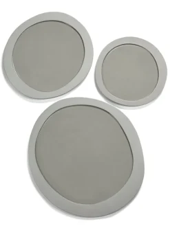 valerie_objects Inner Circle plate, L, light grey