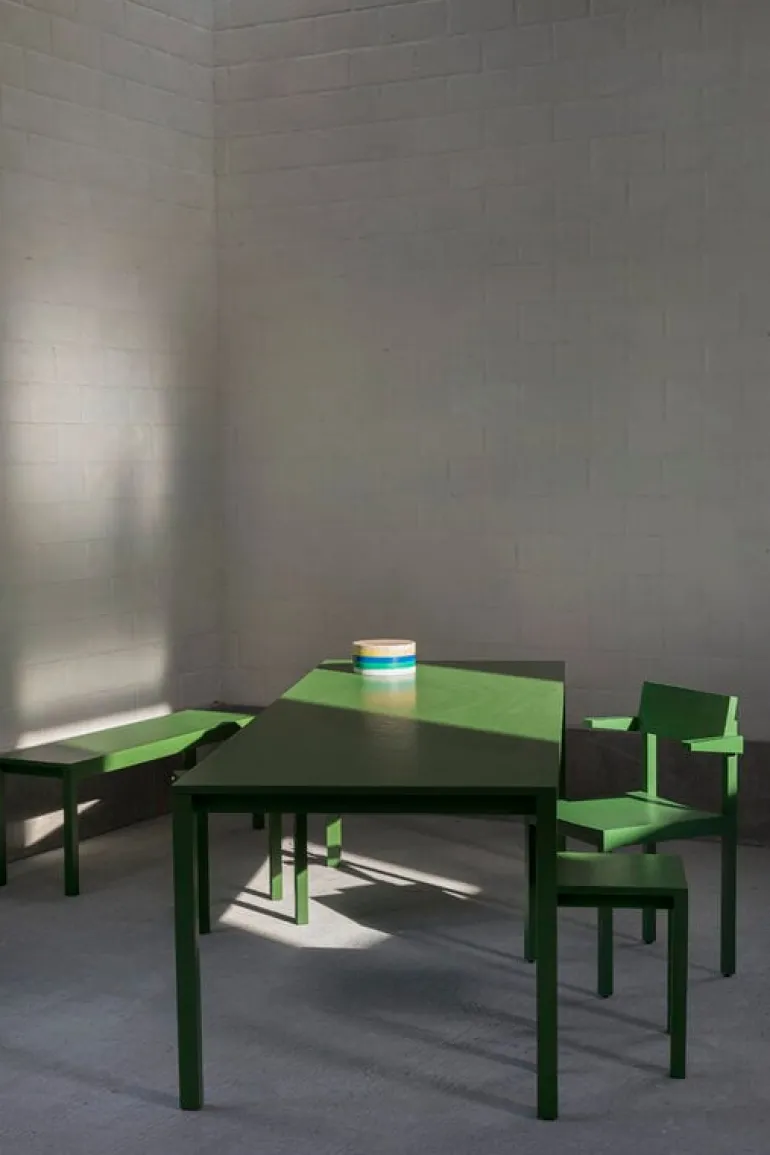 valerie_objects Silent armchair, grass