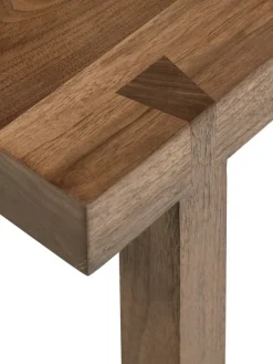 valerie_objects Solid bench, 65 cm, walnut