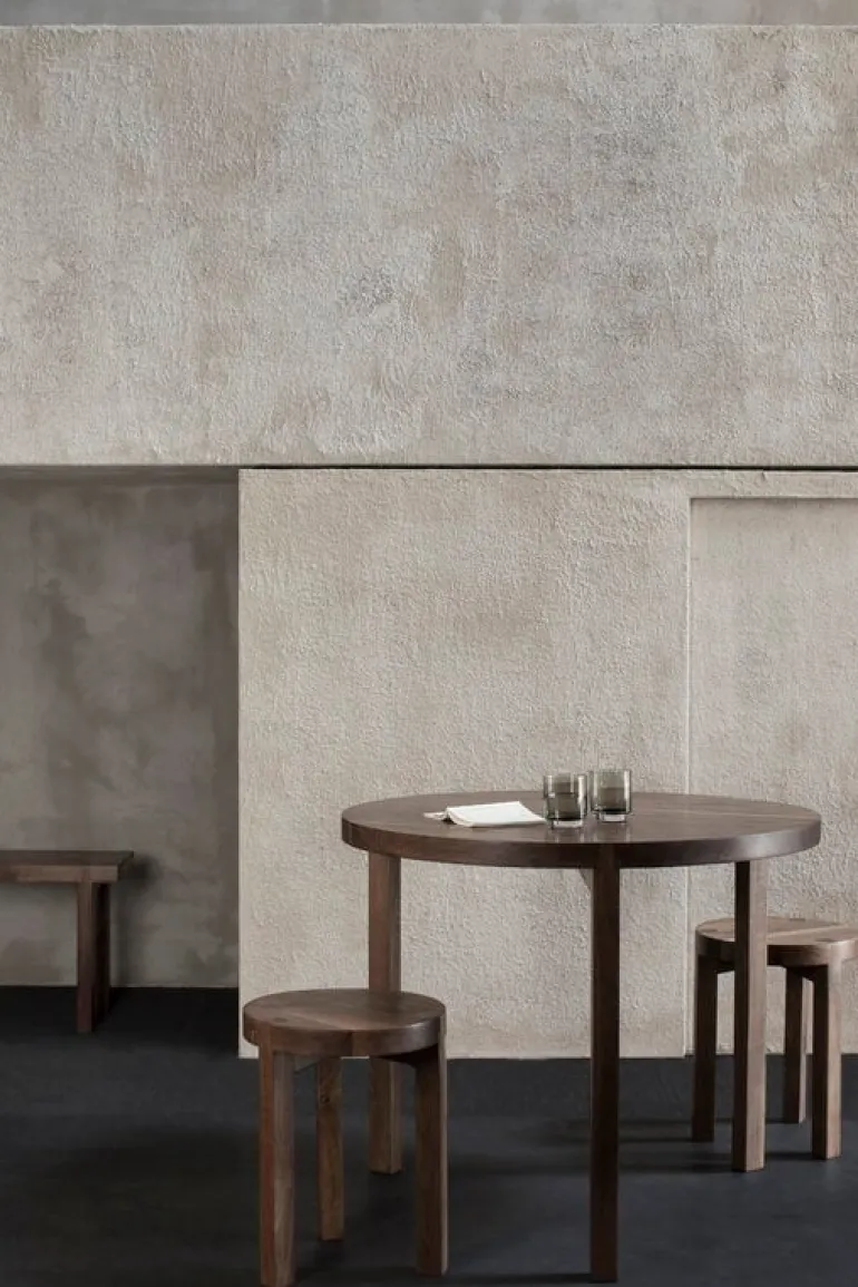 valerie_objects Solid bench, 200 cm, walnut