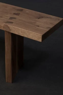 valerie_objects Solid bench, 200 cm, walnut