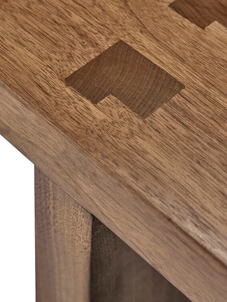 valerie_objects Solid bench, 200 cm, walnut