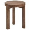 valerie_objects Solid stool, walnut