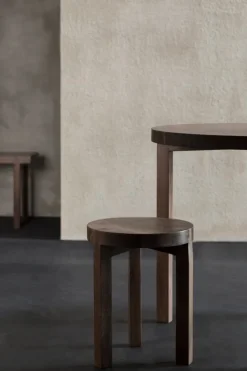 valerie_objects Solid stool, walnut