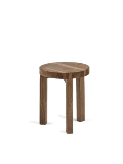 valerie_objects Solid stool, walnut