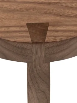 valerie_objects Solid stool, walnut