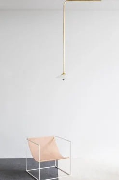 valerie_objects Solo Seat lounge chair, cream - leather