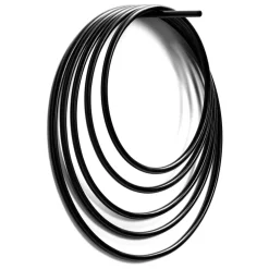 valerie_objects Trivets Round, 5 pcs, lacquered steel, black