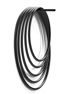 valerie_objects Trivets Round, 5 pcs, lacquered steel, black