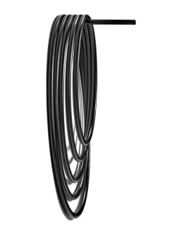 valerie_objects Trivets Round, 5 pcs, lacquered steel, black