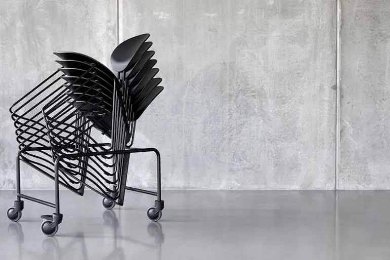 Verpan Flex chair, black