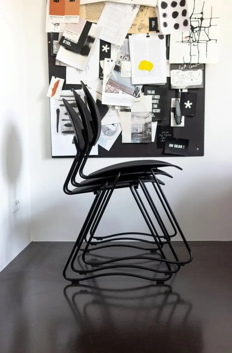 Verpan Flex chair, black