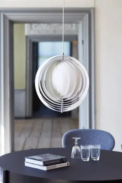 Verpan Moon pendant 44,5 cm, white