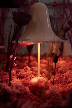 Verpan Pantop Portable table lamp 18 cm, dusty rose