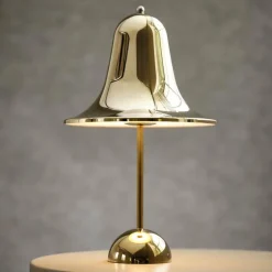 Verpan Pantop Portable table lamp 18 cm, brass