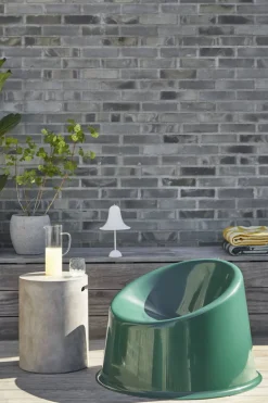 Verpan Pantop Portable table lamp 18 cm, matt white