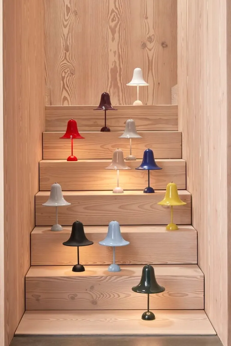 Verpan Pantop Portable table lamp 18 cm, matt white