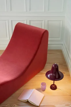Verpan Pantop table lamp 23 cm, burgundy