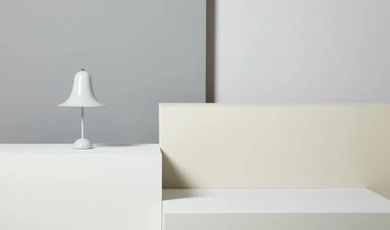 Verpan Pantop table lamp 23 cm, matt white