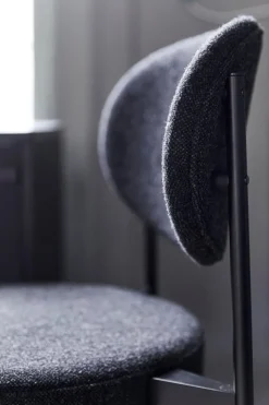 Verpan Series 430 bar chair, dark grey