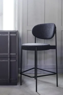 Verpan Series 430 bar chair, dark grey