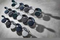 Verpan Series 430 chair, dark blue