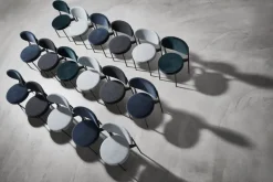 Verpan Series 430 chair, dark grey