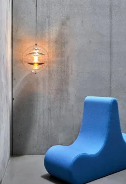 Verpan VP Globe pendant, 40 cm, brushed aluminium