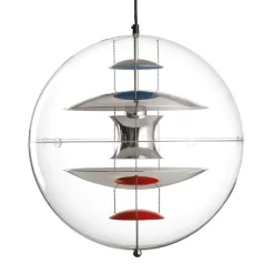 Verpan VP Globe pendant, 40 cm, polished aluminium