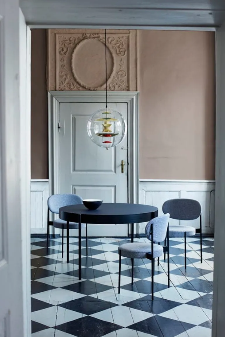 Verpan VP Globe pendant, 40 cm, polished aluminium