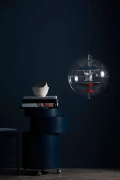 Verpan VP Globe pendant, 50 cm, polished aluminium