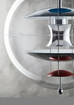 Verpan VP Globe pendant, 50 cm, polished aluminium