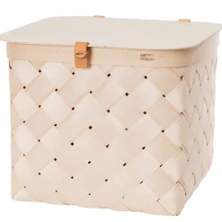 Verso Design Lastu birch basket with lid, L