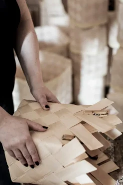 Verso Design Lastu birch basket, M