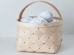 Verso Design Lastu mushroom basket, round, M