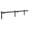 Verso Design Tikas wall shelf, 19 x 120 cm, black