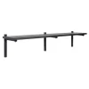 Verso Design Tikas wall shelf, 24 x 120 cm, black