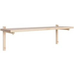 Verso Design Tikas wall shelf 24 x 80 cm, birch
