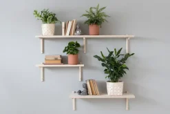 Verso Design Tikas wall shelf 19 x 60 cm, birch