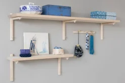 Verso Design Tikas wall shelf 19 x 60 cm, birch