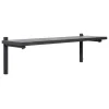 Verso Design Tikas wall shelf, 24 x 80 cm, black