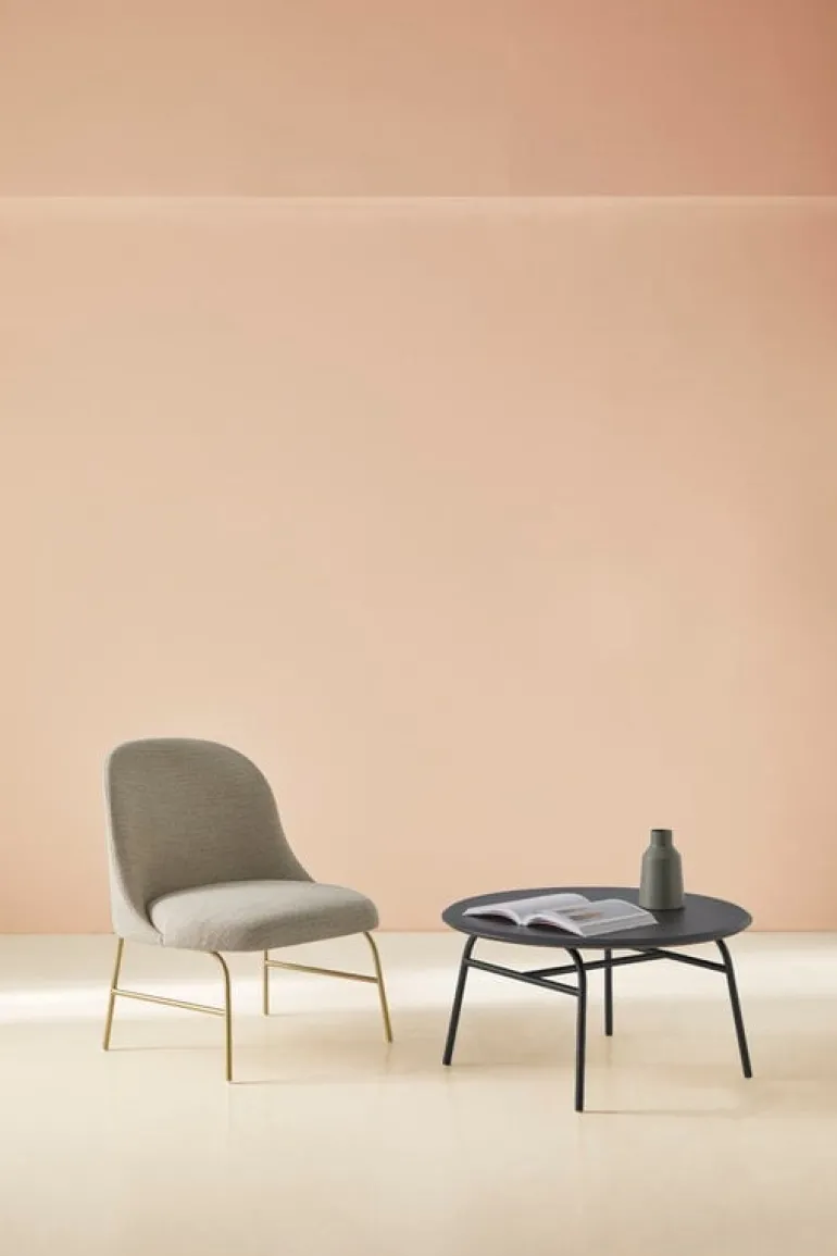 Viccarbe Aleta low table, 80 cm, black