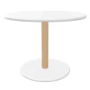 Viccarbe Common low table, 60 cm, matt beech - white