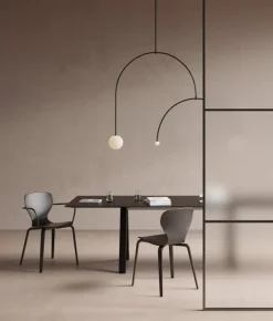 Viccarbe Ears chair, ash black