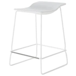 Viccarbe Last Minute stool, medium, white
