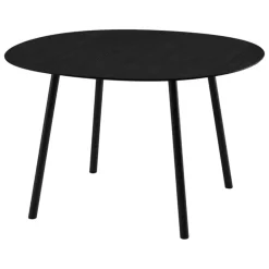 Viccarbe Maarten table, 120 cm, oval, ash black
