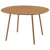 Viccarbe Maarten table, 120 cm, oval, cognac
