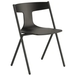 Viccarbe Quadra chair, black - black oak