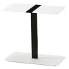 Viccarbe Serra low table with strap, rectangular, black - white