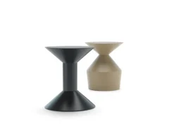 Viccarbe Shape low table O, matt black